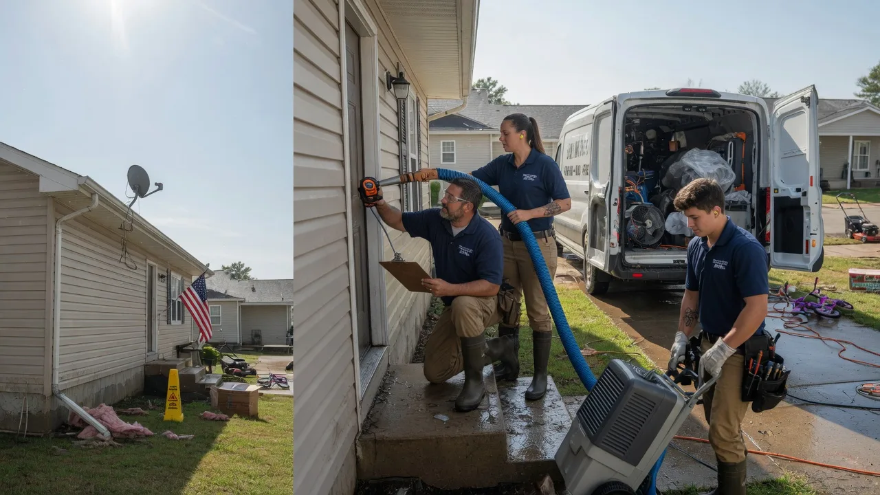 Ceiling Water Damage Restoration in Ogallah, KS near me